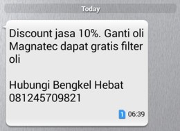 Contoh sms