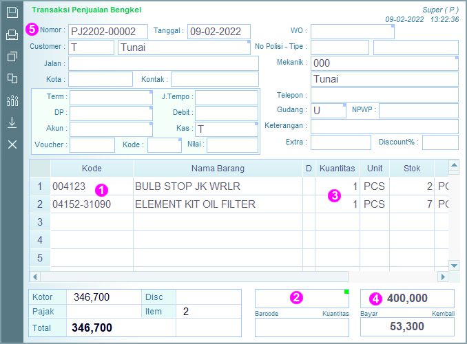 Software komputer untuk penjualan ritel
