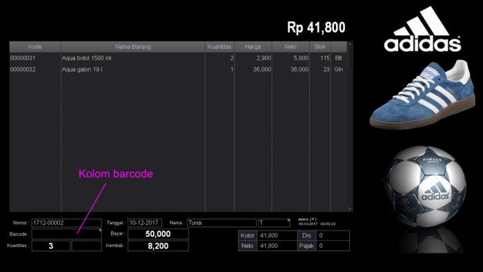 Penggunaan Barcode Scanner Dalam Aplikasi Kasir Prorinum